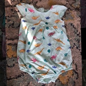 Baby girl Dinosaur One Piece Outfit